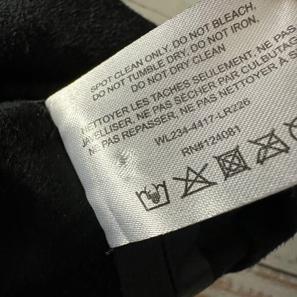 Proenza Schouler White Label Drawstring Detail Faux Leather Top Size 4 - Picture 8 of 13